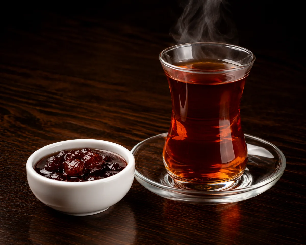 Çay + mürəbbə